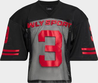 Willy Chavarria Mens Willy Mesh Football Jersey