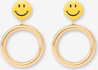 Moschino Orecchini pendenti Smiley - Oro