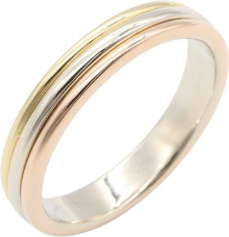 Cartier Gold Silver Yellow Gold (18K) Pink Gold (18K) White Gold (18K) Band Ring (Pre-Owned)