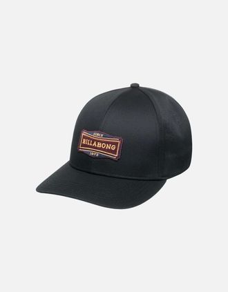 Billabong Mens Billabong Mens Walled Snapback Baseball Cap - Black - Size: ONE size