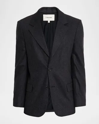Frame Denim Men & apos;s Cashmere-Blend Single-Breasted Blazer