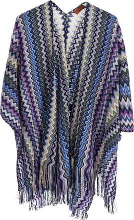 Missoni Wol & Polyester Cape - Dames - Jassen - Veelkleurig - Maat: ONE Size Wol