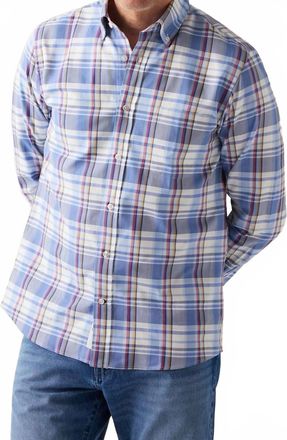Robert Talbott Harrison Button Down Oxford Shirt In Blue Multi