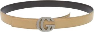 Gucci Pre-owned Belts, female, Beige, Size: ONE SIZE Pre-owned Vintage Standard Belt