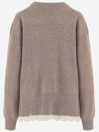 The Garment Womens Knit Sweater Como Wool-Cashmere Beige
