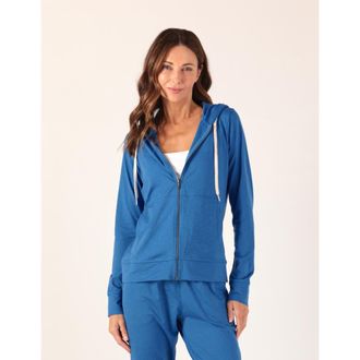 Glyder On The Go Lightweight Zip Up Hoodie in Sapphire Coast at Nordstrom, Size Small