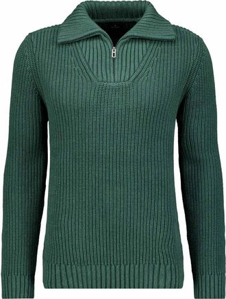 Ragman Rundhalspullover RAGMAN, Herren, Gr. 52, dunkelgr&uuml;n, 035, 100% Baumwolle, ohne Ausschnitt, Pullover Rundhalspullover