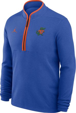 Nike Mens Florida Courtside Jordan Brand Dri-FIT College Half-Zip Top in Blue | JJ4308DDUFV-KMU