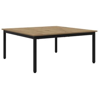 vidaXL Mesa De Caf&eacute; Roble Artesanal 100 X 100 X 45 Cm Vidaxl