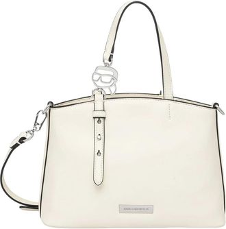 Karl Lagerfeld K Circle Small Tote Perforated - Dames - Shoppers - Beige - ONE Size - Tassen