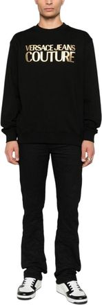 Versace Jeans Couture Black Crew Neck Sweatshirt