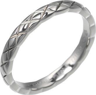 Chanel Coco Crush Ring 950 Platinum Platinum Ring Jewelry (Pre-Owned)