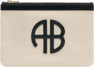 Anine Bing Lili Clutch - Bags - Mujer - Beige - ONE SIZE
