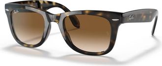 Ray-Ban Wayfarer Folding Rb 4105 - unisex - Zonnebrillen - Bruin - 50 MM - Accessoires