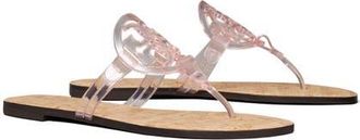 Tory Burch Miller Jelly Thong Sandal in Pink/natural at Nordstrom, Size 7.5