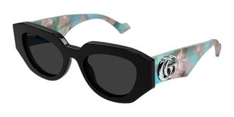 Gucci Grey Geometric Ladies Sunglasses GG1421S 012 51