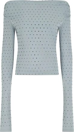 Andamane Top Cristalli Zephyr - Blu