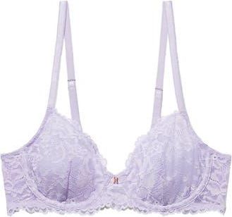 Savage x Fenty Floral Lace Unlined Bra in Purple Lavender at Nordstrom Rack, Size 32Ddd