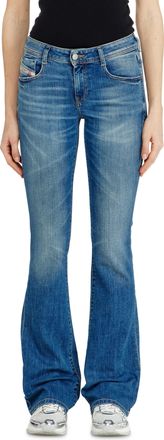 Diesel Bootcut Jeans Low Waist 1969 D-Ebbey, Medium blue, Zip fly