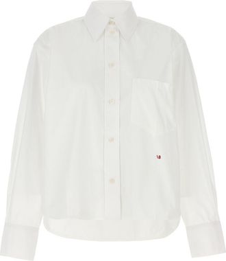 Victoria Beckham White Regular Solid Shirt
