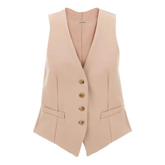 Max Mara Kiwi Vest - female - Max Mara - Waistcoats - Pink - S - Jackets