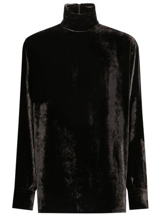 Dolce & Gabbana velvet shirt - Black