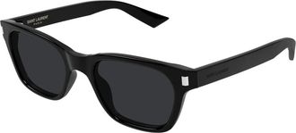 Saint Laurent Zonnebril - unisex - Accessoires - Zwart - Maat: 52 MM