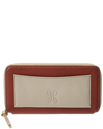 Hobo Hard Large Leather Wallet