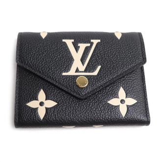Louis Vuitton Black Monogram Empreinte Wallet (Tri-Fold) (Pre-Owned)
