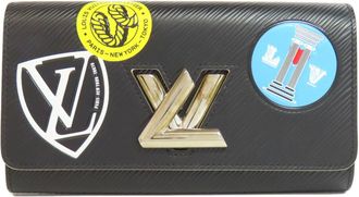 Louis Vuitton Black Epi Leather Long Wallet (Bi-Fold) (Pre-Owned)