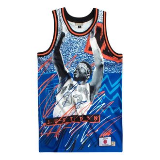 Mitchell & Ness x JUST DONNY New York Knicks Sublimated Jersey Blue DJY1PTRY-NYKNG180453PEW