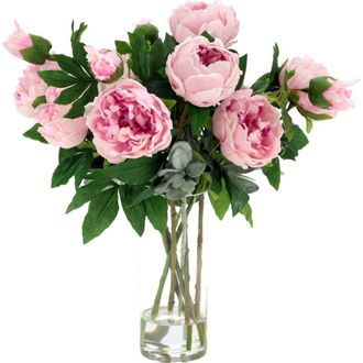 Mark Roberts Luscious Peony Vase in Pink at Nordstrom