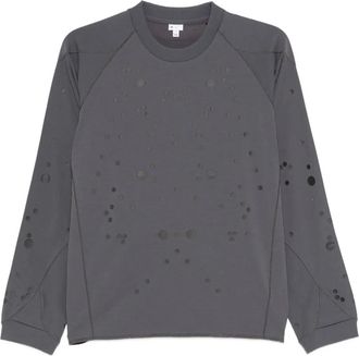 Goldwin polka-dot long-sleeve T-shirt - men - Fabric - 4 - Grey