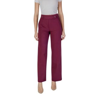 Street One 378672 Rechte Broek - Dames - Straight fit broeken - Paars - 2XL L32 - Broeken