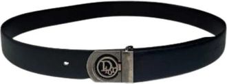 Dior Pre-owned Lederen Riem - unisex - Vintage Accessoires - Zwart - ONE Size - Leer - Vintage