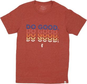 Cotopaxi Doe Goed Herhaal Tee Spice - Heren - T-shirts - Bruin - S - Katoen - Tops