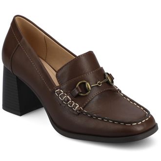 Journee Collection Womens Aisha Moc Toe Pumps