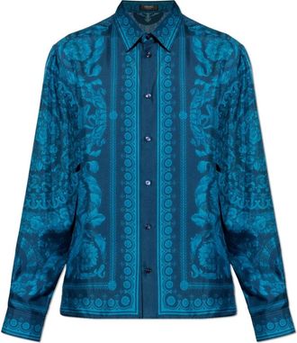Versace Hombre, Camisas, Azul, Talla: XL