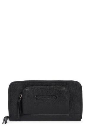 Longchamp Zip Around Wallet in Black at Nordstrom Rack