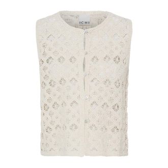 Ichi Mujer, Jerseys, Beige, Talla: M