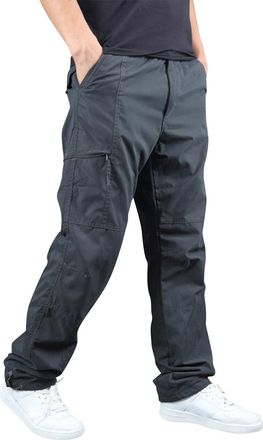 Generic Fleece Lined Trousers Mens Winter Warm Thermal Waterproof Cargo Tactical Trousers Sherpa Lined Joggers Hiking Sweatpants Tracksuit Bottoms Outdoor Str