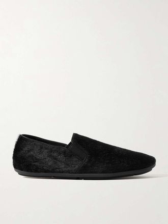 The Row Vincit Zwarte Slippers