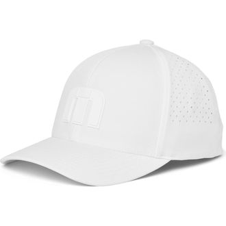 Travis Mathew Bahamas Tech Snapback Hat in White at Nordstrom, Size One Size Oz