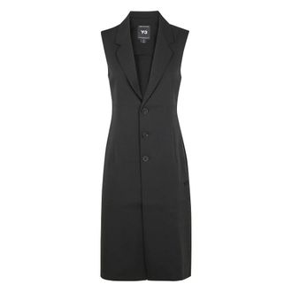 Yohji Yamamoto Sport Uniform Tailored Vest - Dames - Jassen - Zwart - Maat: S
