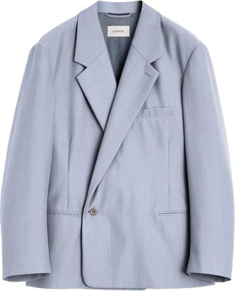 Christophe Lemaire double-breasted blazer - men - Fabric - 44 - Grey