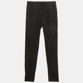 Maison Margiela Maison Martin Margiela Black Gabardine Slim Fit Trousers M