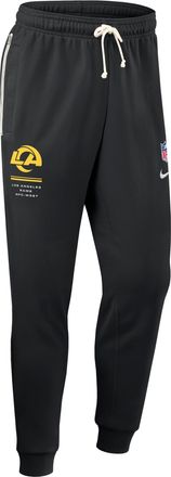 Nike Los Angeles Rams Sideline Standard Issue Nike Mens Dri-FIT NFL Taper Pants in Black | 03B000A9X-HBY