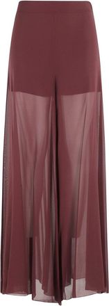 Erika Cavallini Semi Couture Giacomo Silk Blend Culotte Pants