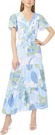 Vince Camuto Cap Sleeve Tiered Maxi Dress