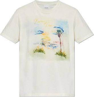 Isabel Marant Hombre, Camisetas, Beige, Talla: L